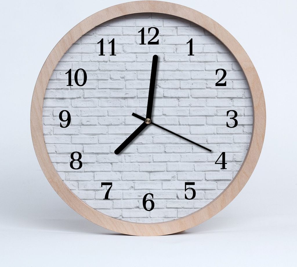 Holzuhr 20fi cm wanduhr - Mauer Architektur