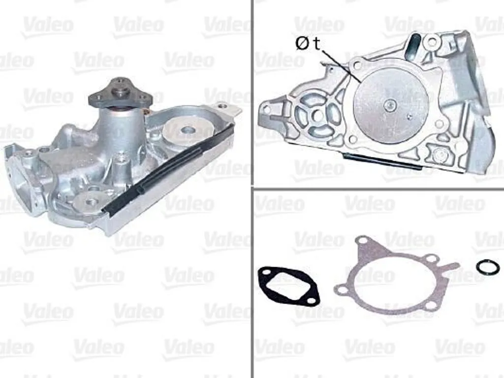 Pompe à eau robuste Valeo 506948 avec joint pour Mazda MX-3 et MX-5