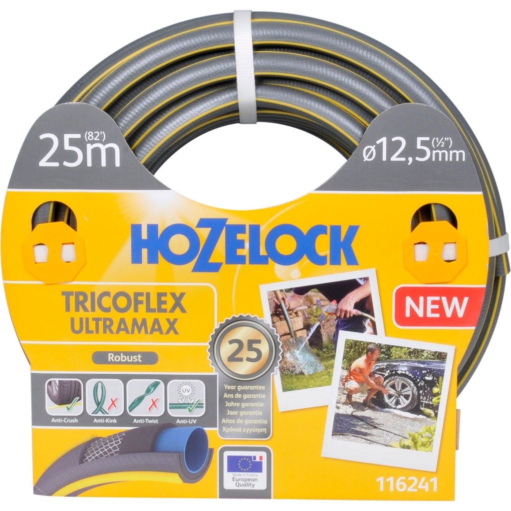 Hozelock Bewässerungsschlauch 25 m Tricoflex Ultramax