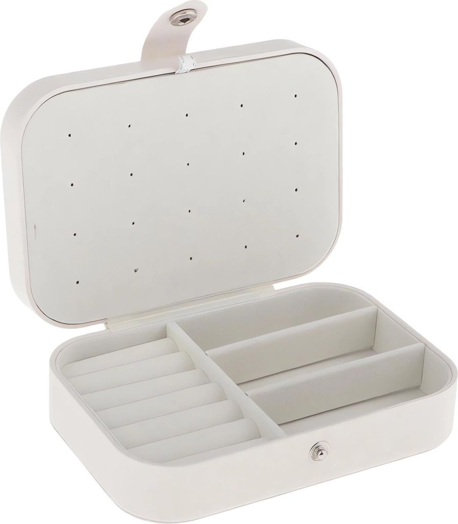 Verk 01782 Designová šperkovnice 16 x 12 x 5,5 cm bílá Obrázek produktu 