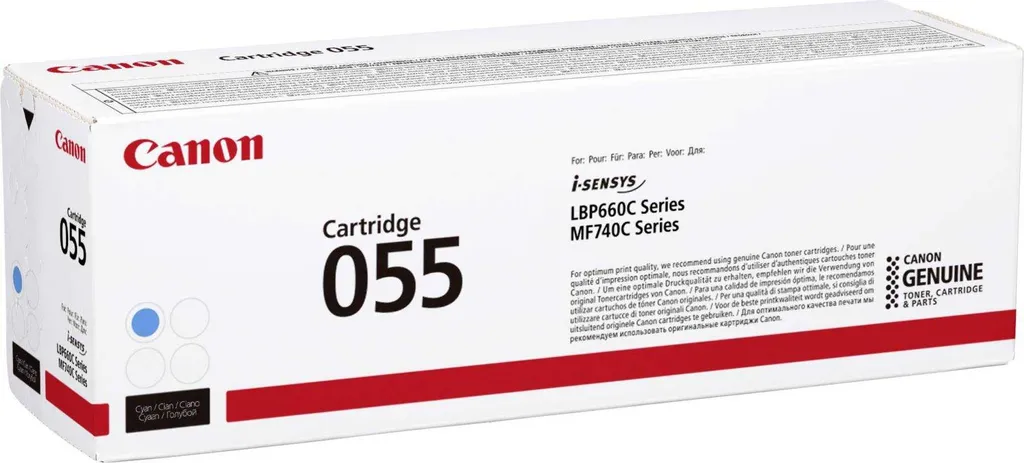 Toner Canon 055 Cyan cartouche originale pour MF745 et série LBP664cx
