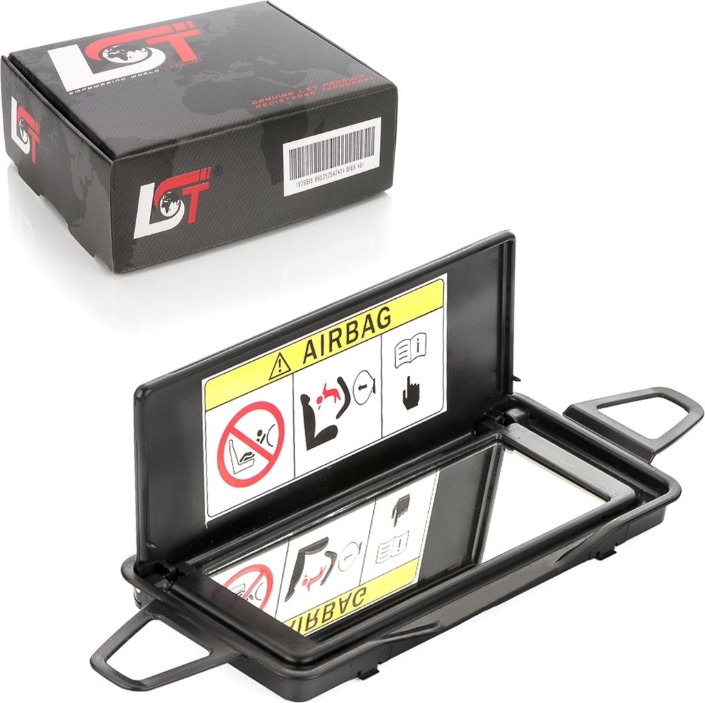 Sonnenblende Spiegel Rahmen schwarz für MERCEDES C-KLASSE 204 E-KLASSE 212 207