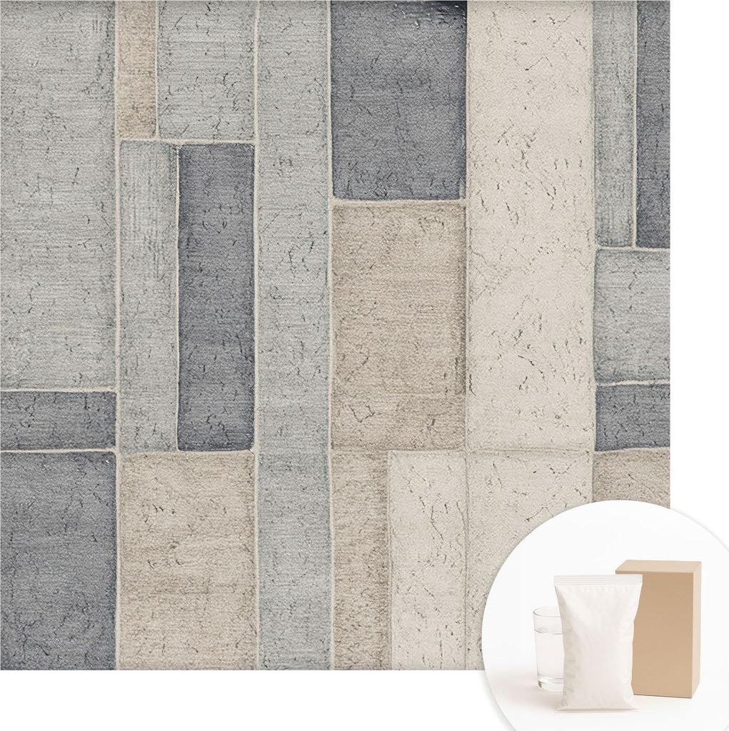 Fototapete - Wandbilder für Wohnzimmer - 250x250 cm - Dekorative Wandfolie - Modernes Design für Wanddekoration - Tapeten für Innenräume - Geom...