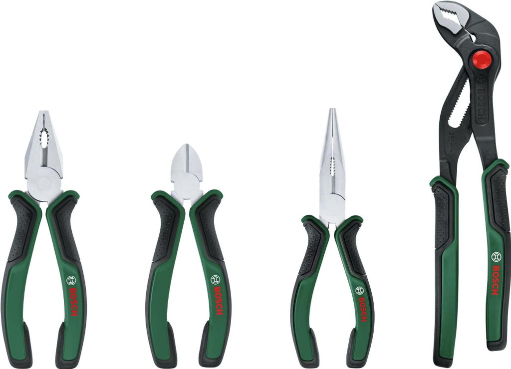 Set di pinze Bosch per il fai da te, 4 pezzi Immagine del prodotto 