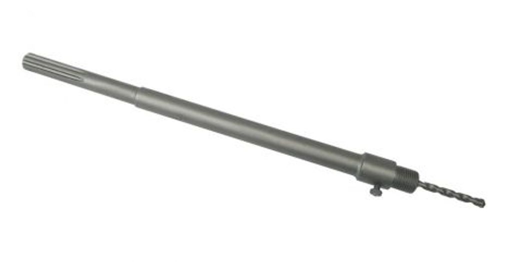 BSD Lochsägen Adapter - Lochbohrer Halter, Lochsäge Halter, Bohrkrone Adapter mit Zentrierbohrer - SDS Max - 350mm