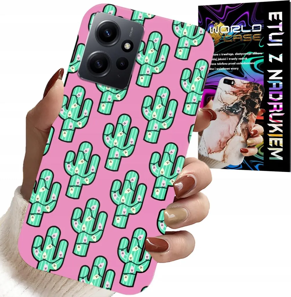 Cover Xiaomi Note 12 4G Cactus Pink Foil - Style Unico per il tuo Cell