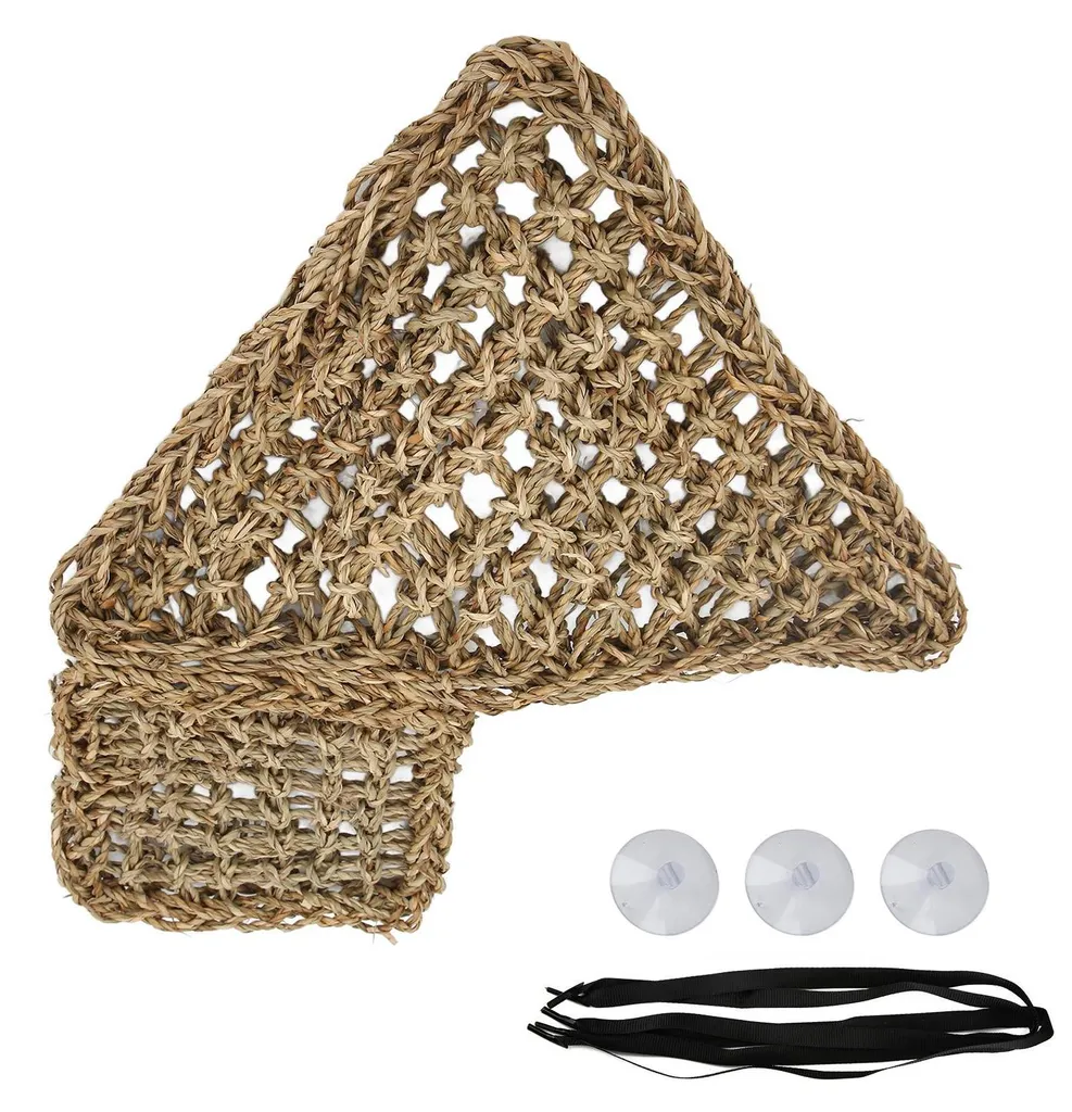 Hamac pour lézard en herbes marines avec lianes décoratives Jungle