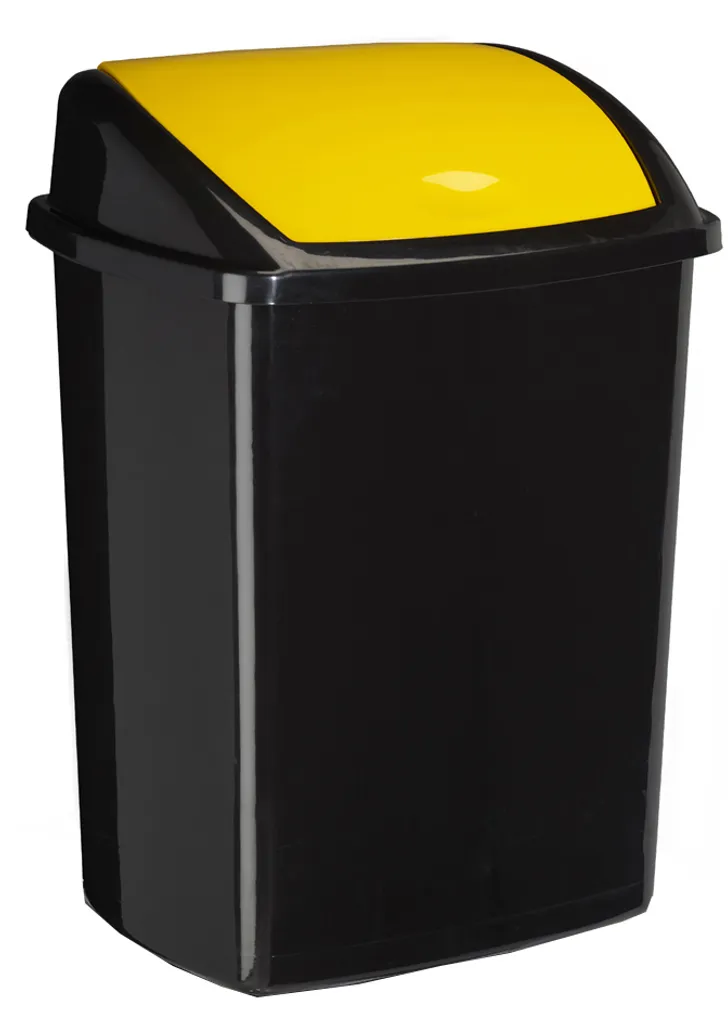Corbeille ROSSIGNOL avec clapet d'insertion 50 L bleu CEP de qualité