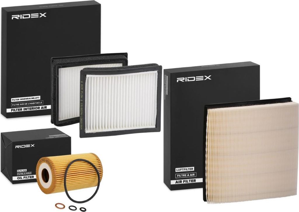 RIDEX Filterset Inspektionspaket Filtersatz für BMW 3 Compact (E36)