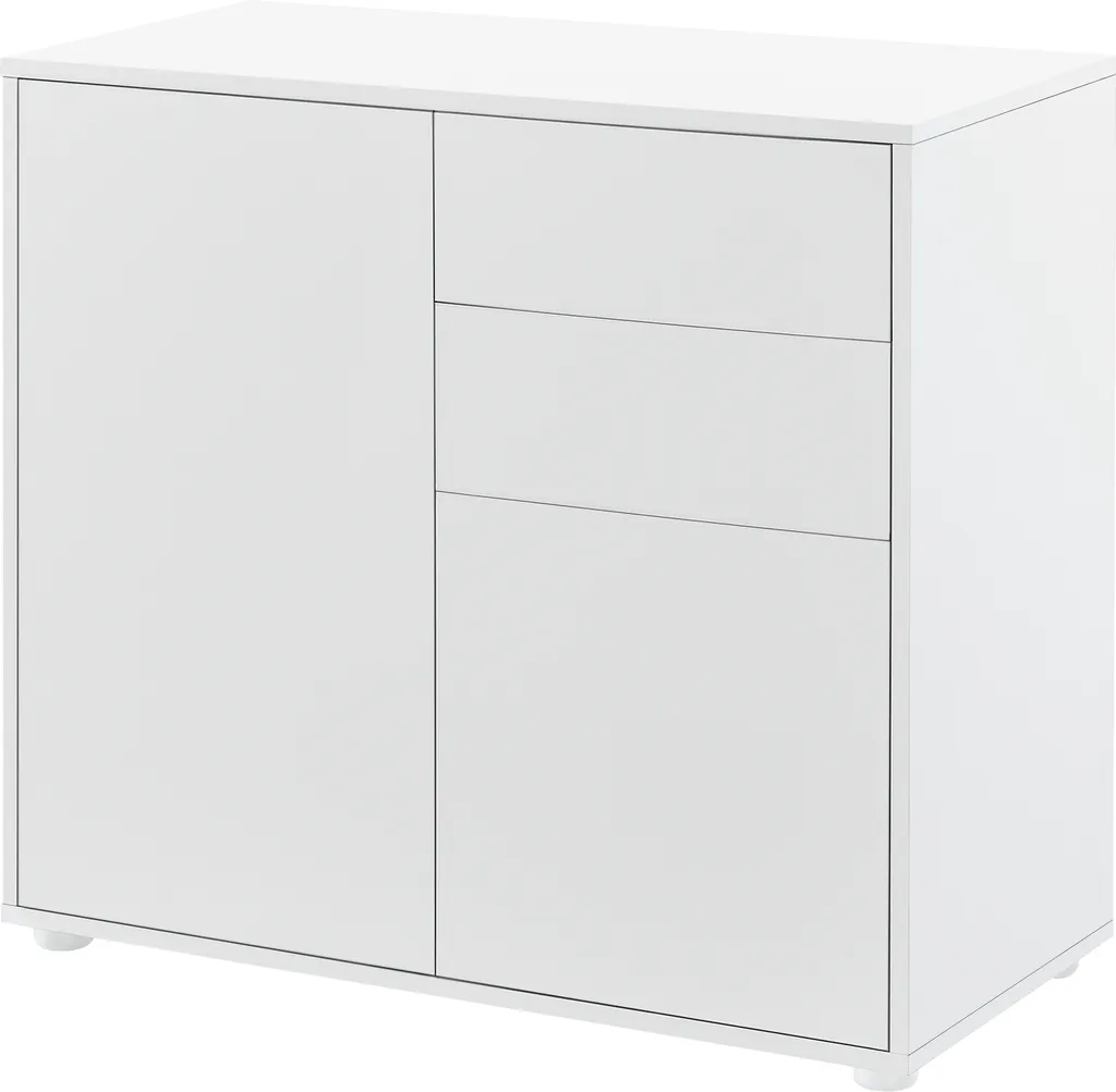 Acquista Credenza Paarl Bianca 79cm | Mobile Multifunzione Sottocosto