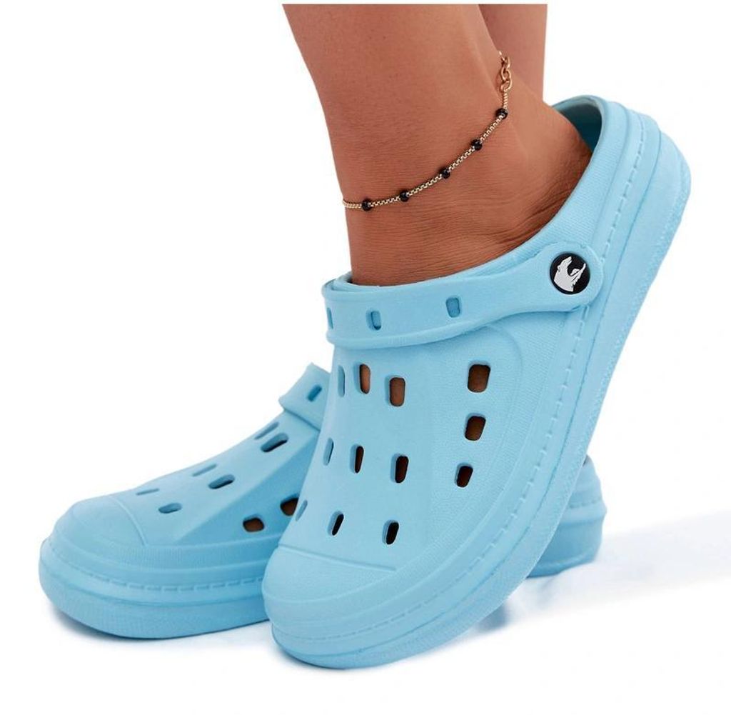 Damen Schaumstoffpantoffeln Türkis Cobble 41 Produktbild 
