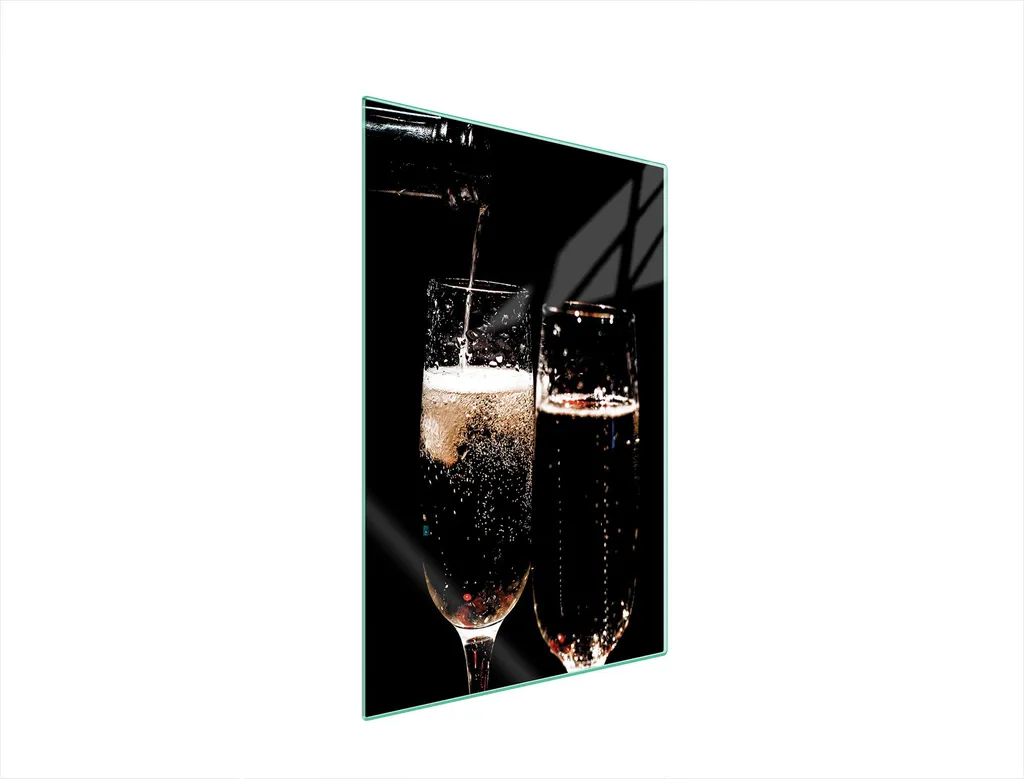 Copri Piano Cottura Vetro 35x52 Vino | Tagliere Multiuso Resistente