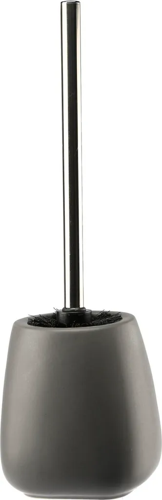 Brosse toilettes Pastello gris avec tête robuste et manche ergonomique