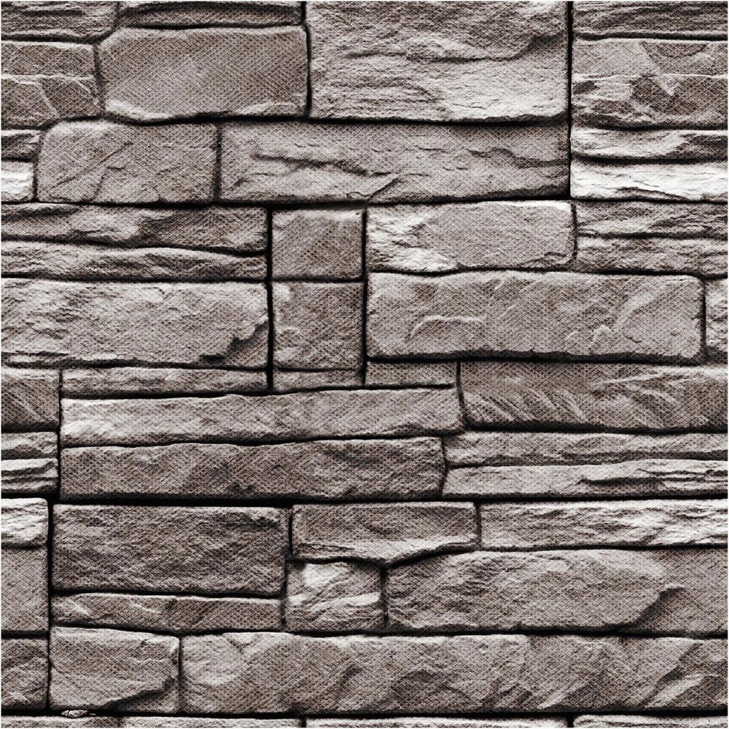 Tapeteneffekt-Aufkleber – BAHAMAS-STEINE – 50 x 50 cm