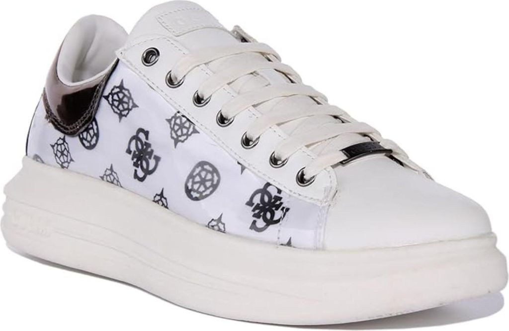 Guess Damen Schuhe Vibo Turnschuhe weiß Logo 40