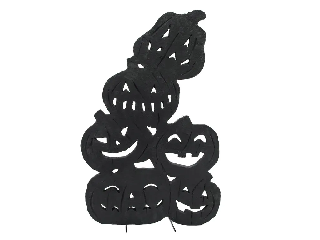 Silhouette citrouilles 82cm pour déco extérieure Halloween et automne