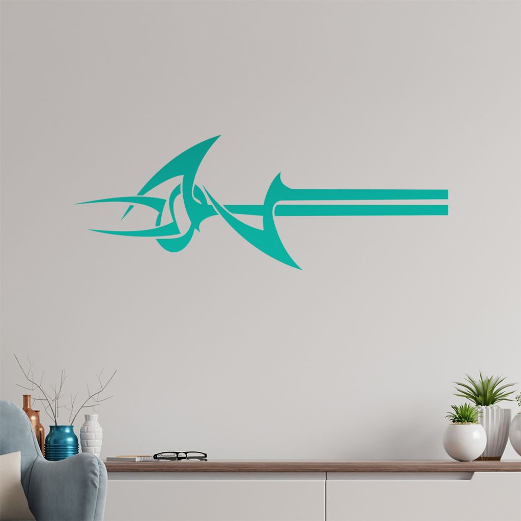 Tribal gezackt Wandtattoo in 6 Größen - Wandaufkleber Wall Sticker - Dekoration, Küche, Wohnzimmer, Schlafzimmer, Badezimmer