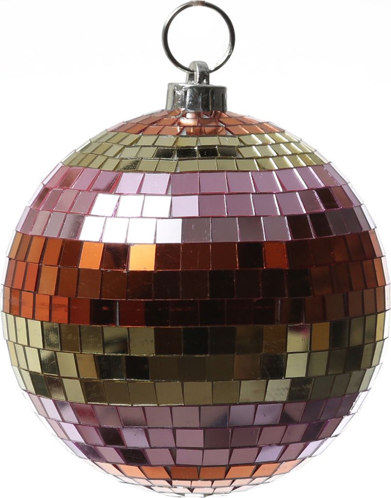 Spiegelkugel 15cm - Discokugel - Echtglas - 10x10mm Spiegel - pastellfarben