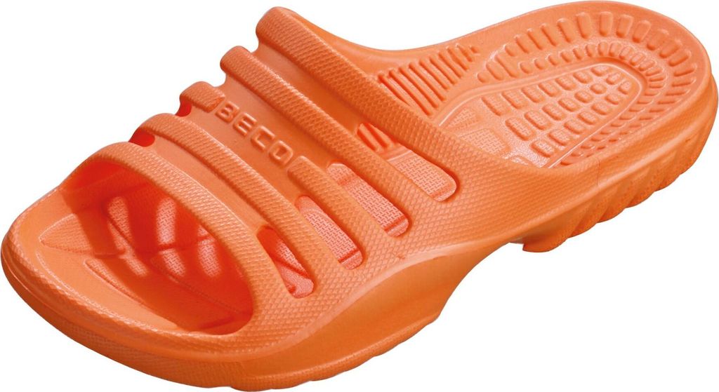 BECO Kinder-Badeschuhe Slipper 33 orange