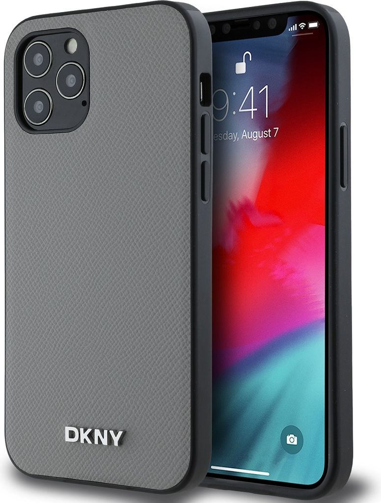 Dkny PolyurethanLeather Metal Logo Magsafe Iphone 12/12 Pro Produktbild 