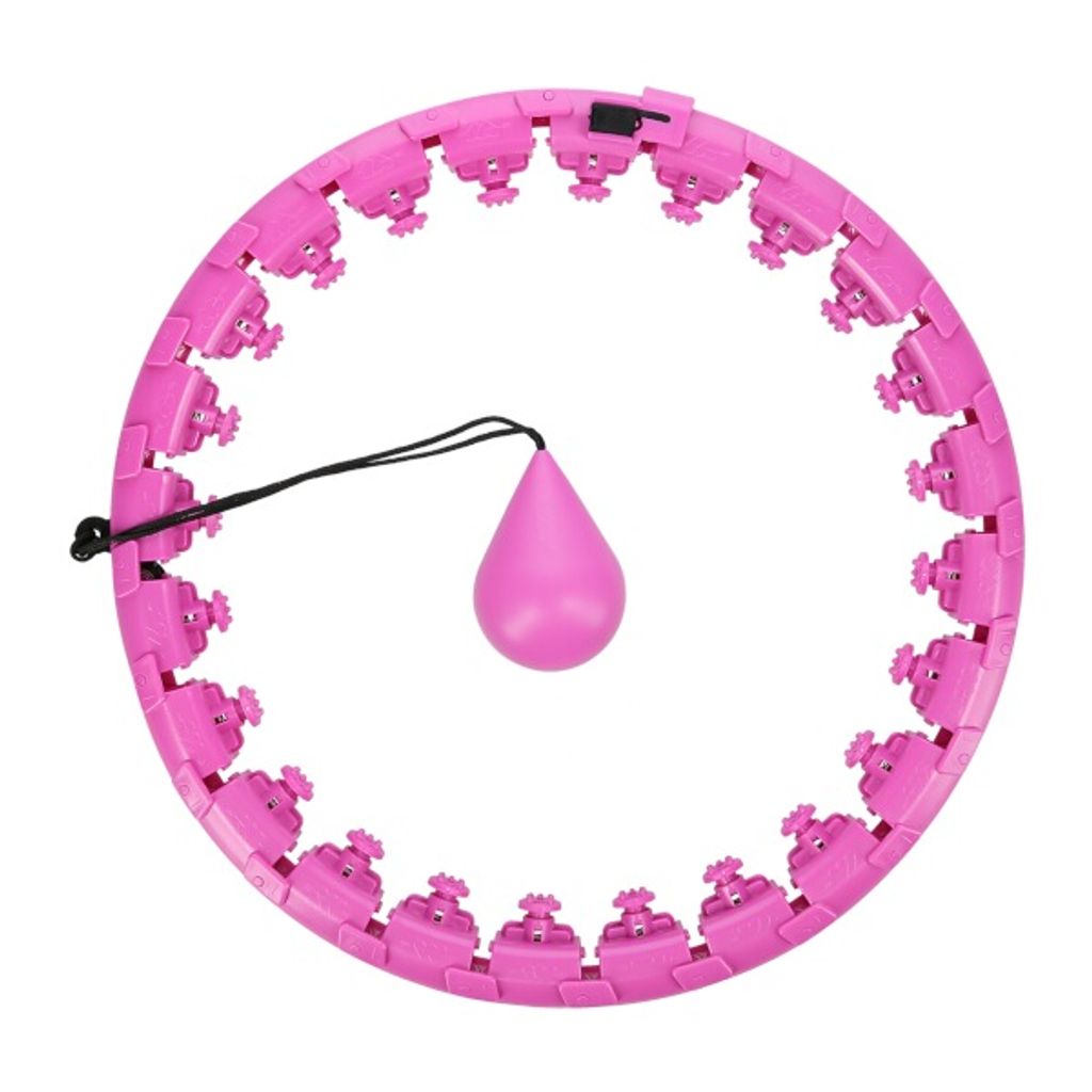 Massage-Hula-Hoop Home FH01 mit Gewicht lila
