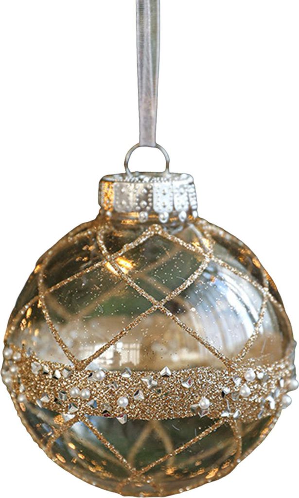 Weihnachtskugel-Ornament, glitzernde Kunstperlen, Baumschmuck, festliche Hängekugeln mit Seil, Partydekoration
