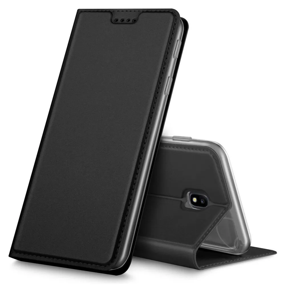 Coprire il telefono cellulare Samsung Galaxy J7 2017 Libro Custodia protettiva Cover Slim Flip Cover Case