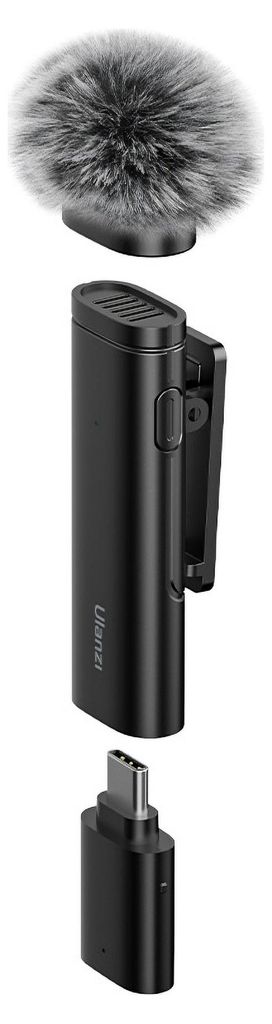 Mikrofon WM-10, bezdrátový, připínací, USB-C konektor, Obrázek produktu 