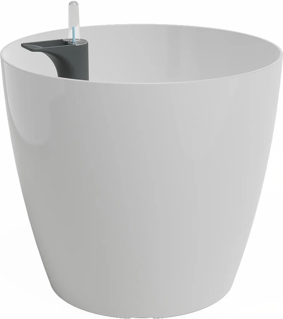 Artevasi San Remo Jardinière SWS blanche avec auto-arrosage de Ø 30 cm