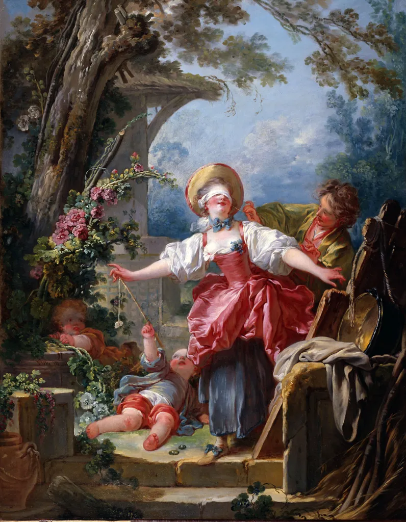 Puzzle 1000 pièces D-Toys Art Jean-Honoré Fragonard Le Colin-Maillard