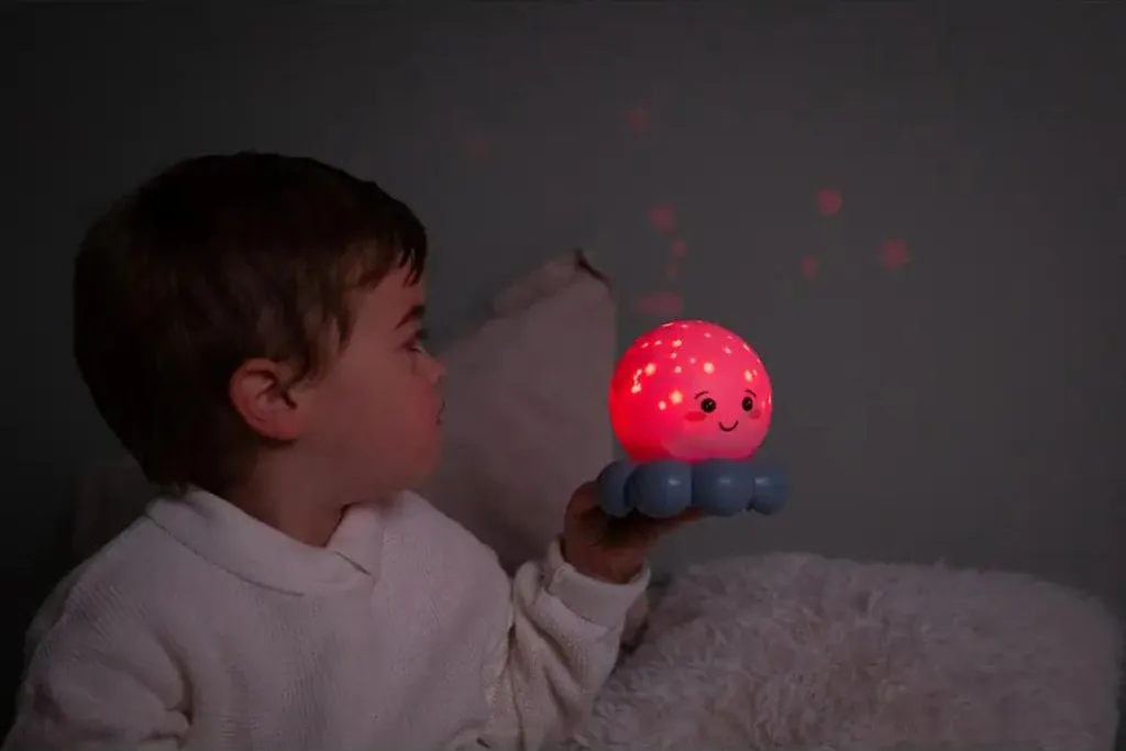 Veilleuse de Voyage Twinkles To Go Octo Bleu pour Dormir Partout Facile