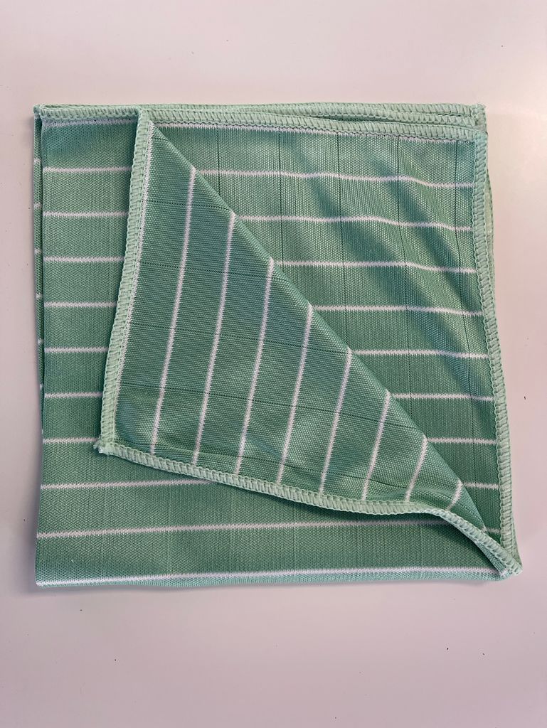 CleanSV 5 Stück 40 cm x 40 cm Bambustuch Mikrofasertuch mit Bambusfasern Poliertuch Glastuch