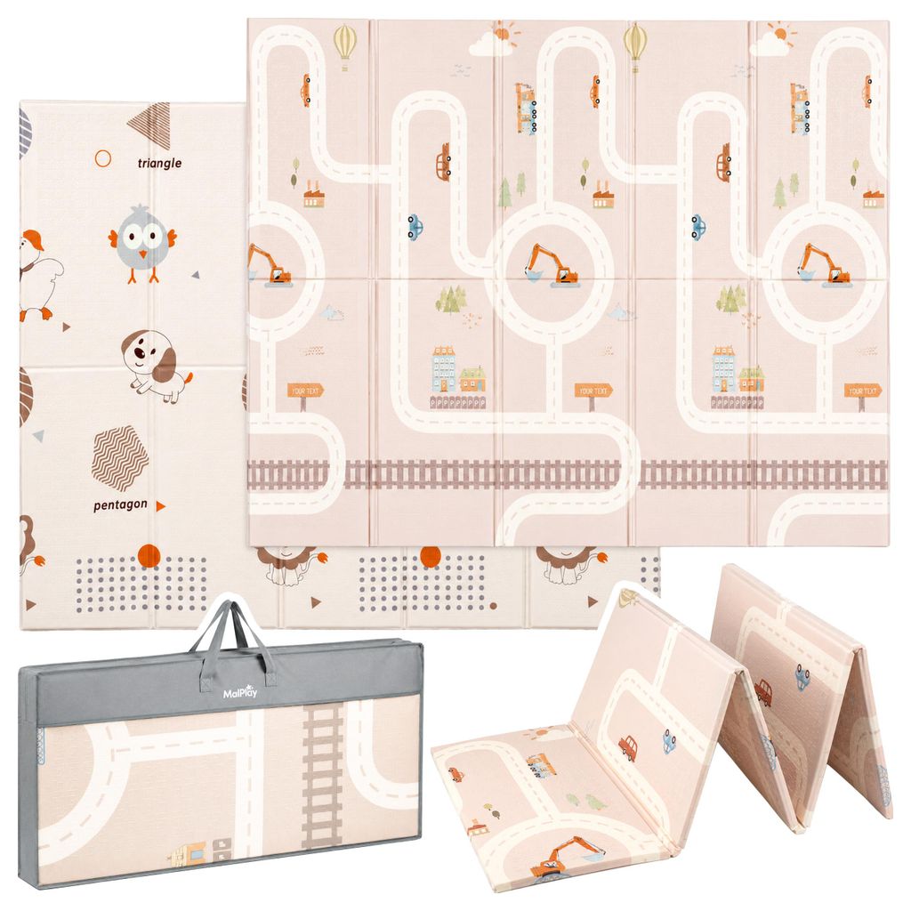 Tappetino pieghevole Malplay, 180x200 cm, ideale come Immagine del prodotto 