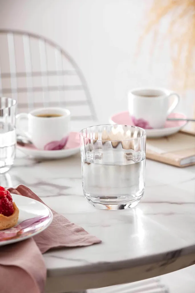 Bicchiere da acqua Rose Garden, set di 4 pezzi. - 6