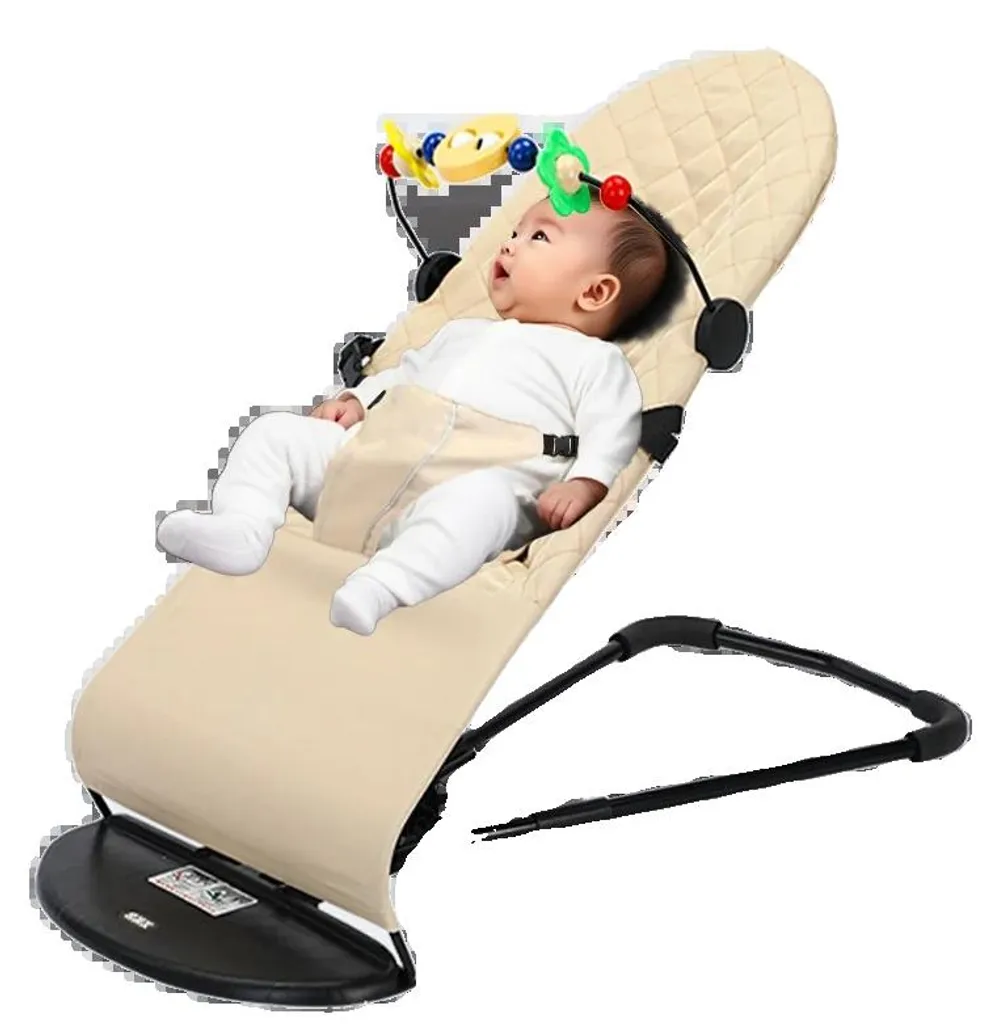 Transat bébé ergonomique et balancelle compacte XTT004 coloris Blanc
