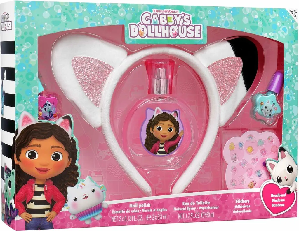 Coffret Beauté Enfant Gabby's Dollhouse Eau de Toilette et Accessoires