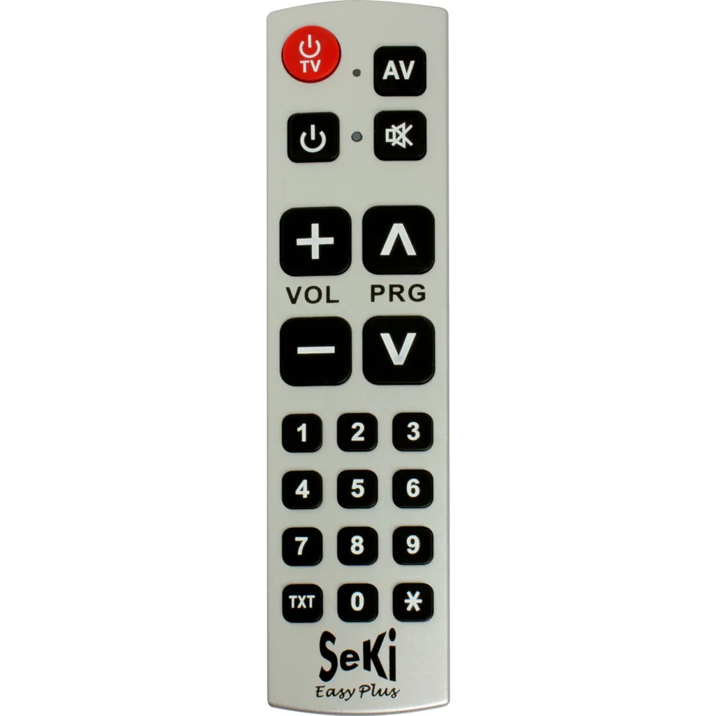 Télécommande Universelle Apprentissage Seki Easy Plus Argent pour Senior