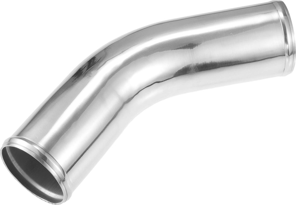 80mm 3,15" OD 4" 100mm Beinlänge Universal Auto Aluminiumlegierung Rohr Intercooler Rohr 45 Grad Biegung Luftansaugrohr - Packung mit 1