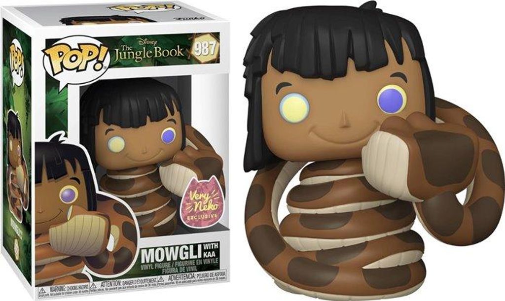 Funko POP Disney the Jungle Book 987 Mowgli with Kaa Zdjęcie produktu 