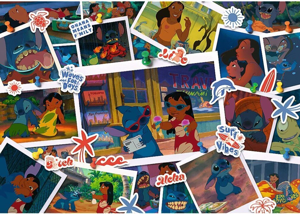 Trefl Puzzle Lilo und Stitch Sweet Memories - 1000 Teile Produktbild 