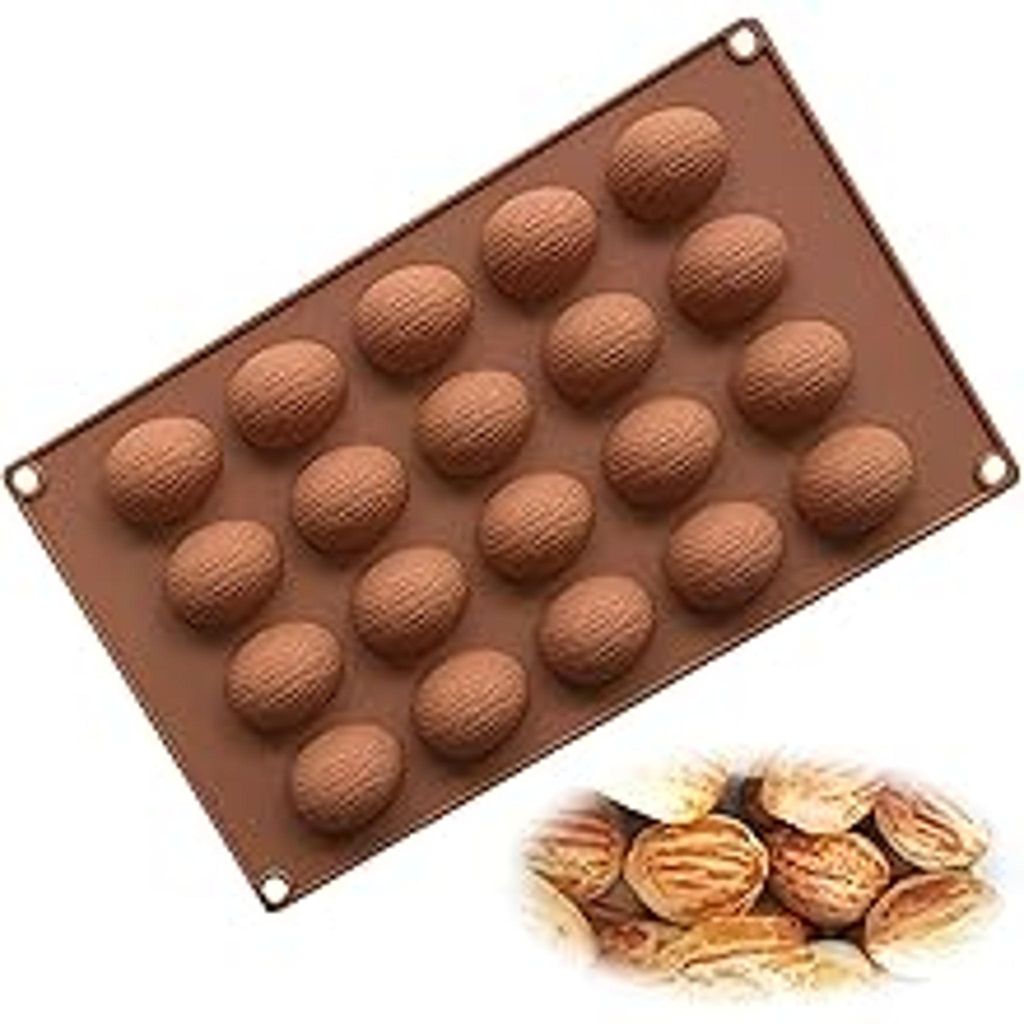 20 L?cher Walnuss Nš¹sse Form Kuchen Schokolade Formen Produktbild 