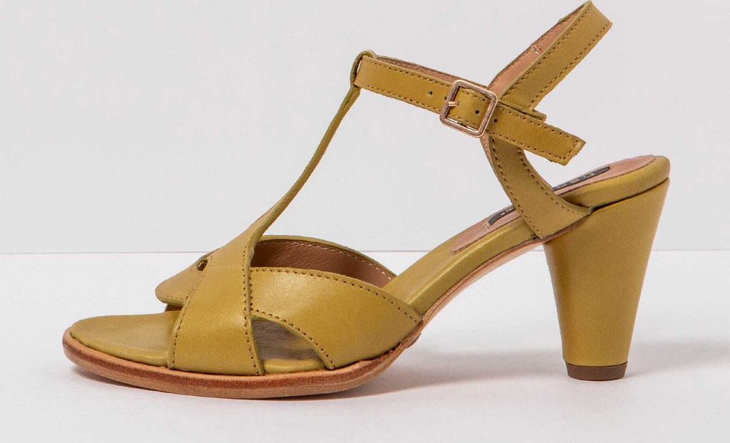 Neosens Sandalen mit hohem Absatz Damen S968 RESTORED SKIN SAUCE/ MONTUA Farbe Grün