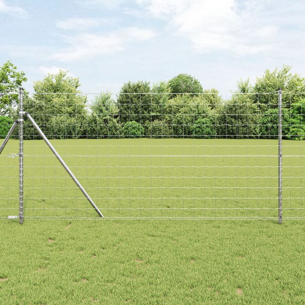 Eurozaun 1.2x10 m Vergälter Stahl, Drahtzäune DesignMöbel Neu