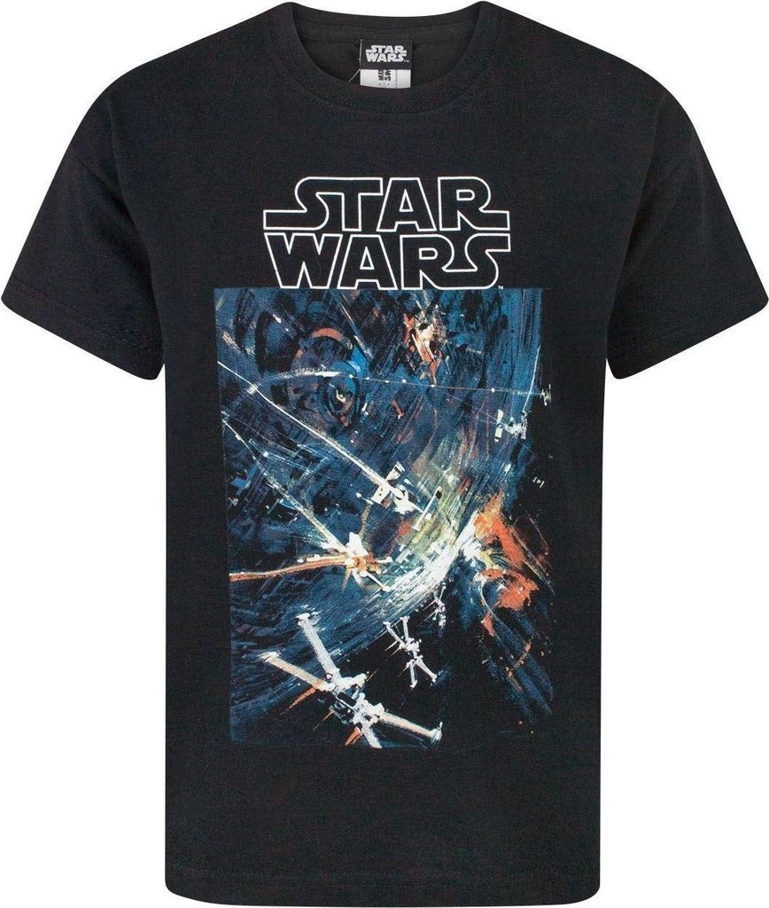Star Wars - T-Shirt für Jungen NS8443 (104) (Schwarz)