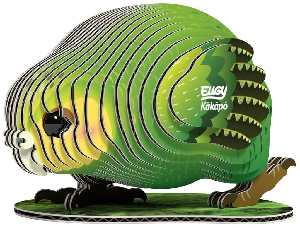 EUGY 099 Kakapo, umweltfreundlich, 3D-Puzzle Produktbild 