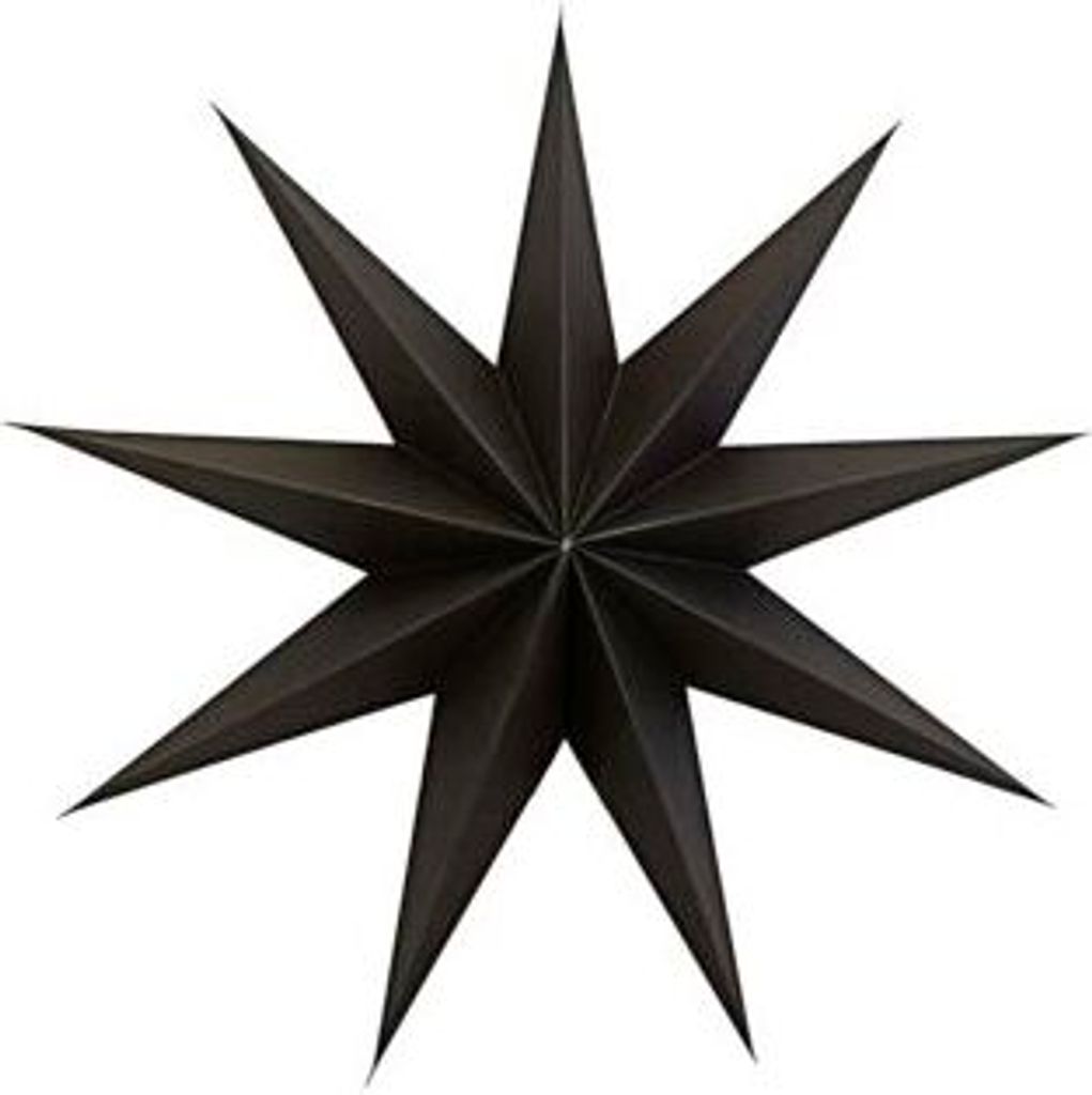 House Doctor Papierstern STAR S 9 Punkt braun
