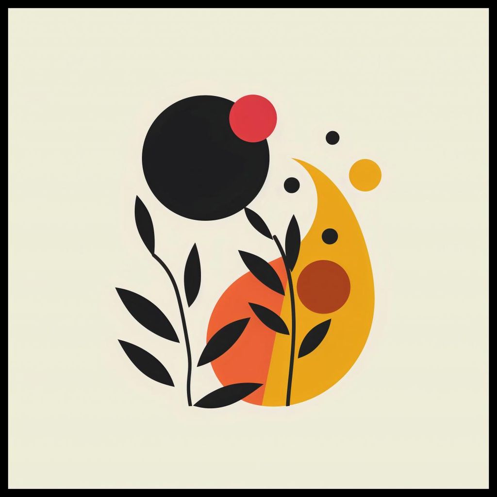 Plakat 90x90cm Sonnengewaschen Blume