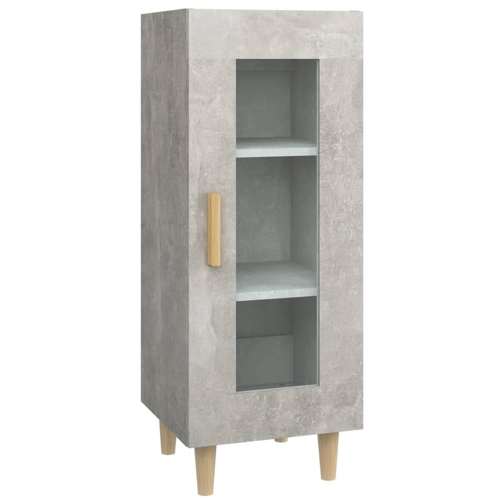 Sideboard Betongrau 34,5x34x90 cm Holzwerkstoff