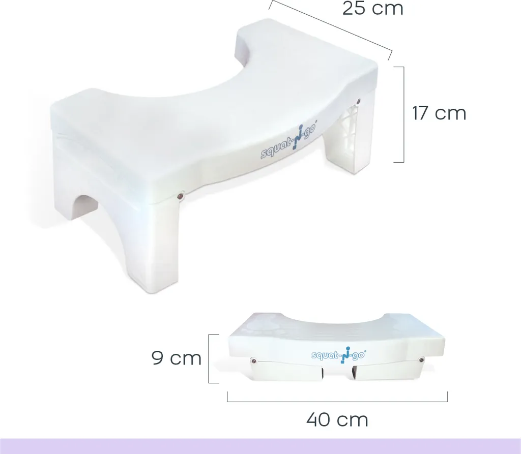 Squat-n-Go Tabouret de Toilette Vert - Adieu Constipation et Tensions - 8