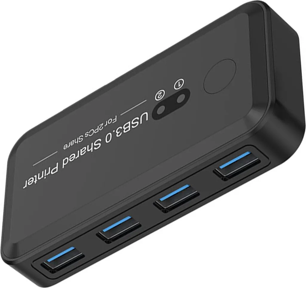 Switch USB 3.0 bidirectionnel pour partage de clavier et souris sur 2 PC - 4